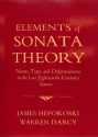 Elements of Sonata Theory Norms, Types, and Deformations in the Late-Eighteenth-Century Sonata Hepokoski, James, Darcy, Warren Paperback
