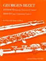 Entr'acte from the third Act of Carmen for flute and piano or harp