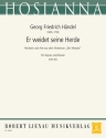 Er weidet seine Herde (aus 'Der Messias') f�r Sopran und Klavier (dt)