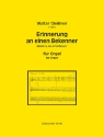 Erinnerung an einen Bekenner f�r Orgel