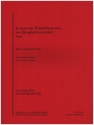 Es muss was Wunderbares sein, von dir geliebt zu werden f�r Salonorchester Direktion und Stimmen