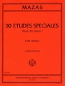 Etudes op.36 vol.1 - Etudes speciales for viola