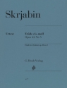 Et�de cis-moll op. 42 Nr. 5 f�r Klavier zu zwei H�nden