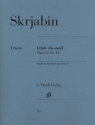 Et�de dis-moll op.8 Nr.12 f�r Klavier