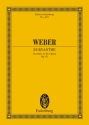 Euryanthe Overture for orchestra MINIATURE SCORE