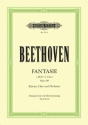 Fantasie c-Moll op.80 f�r Klavier, Chor und Orchester Klavierauszug