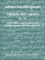 Fantasien und Capricen f�r 2 Blockfl�ten (AB)
