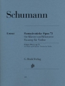 Fantasiest�cke op.73 f�r Klarinette und Klavier f�r Violine und Klavier