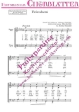 Feierabend (hochdeutsche Fassung) f�r gem Chor Partitur