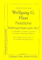 Festliche Weihnachtsmusik Band 1 f�r ein Ensemble von 6 gleichen Instrumenten