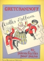 Feuilles d'album op.139 pour piano
