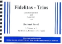 Fidelitas-Trios f�r Bl�ser-Ensemble 3. Stimme in C (Bariton, Posaune, Fagott)