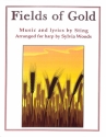 Fields of Gold for harp (with lyrics)
