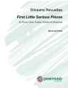 First Little Serious Pieces for piccolo,oboe, trumpet, clarinet and baritone saxophone score and parts