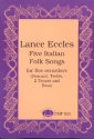 Five Italian Songs for 5 recorders (SATTB) score and parts