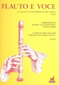 Flauto e voce Band 16 f�r Gesang (hoch), 2-3 Blockfl�ten und Bc 2 Partituren und Instrumentalstimmen (Bc ausgesetzt)