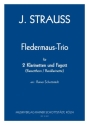 Fledermaus-Trio f�r 2 Klarinetten und Fagott (Bassetthorn/Altklarinette/Bassklarinette Partitur und Stimmen