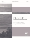 Flight for female choir, piano,opt. string quartet score and parts