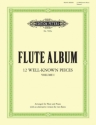 Flute Album vol.1 12 wellknown pieces for flute and piano (or 2 flutes)