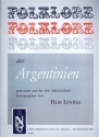 Folklore aus Argentinien f�r 2 Altblockfl�ten Spielpartitur