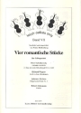 Four Cellists only 4 romantische St�cke f�r 4 Violoncelli Partitur und Stimmen
