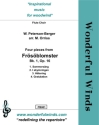 Four pieces from Fr�s�blomster Bk.1, op.16 for flute choir score and parts