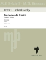 Francesca da Rimini op.32 f�r Orchester Partitur