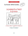 Franz Schubert, Scherzo And Trio In G Minor wind ensemble PARTITUR + STIMMEN