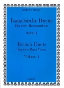 Franz�sische Duette Band 1 2 SPIELPARTITUREN