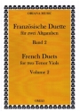 Franz�sische Duette Band 2 f�r 2 Altgamben 2 Spielpartituren