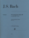 Franz�sische Suite Nr.3 h-moll BWV814 f�r Klavier