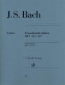 Franz�sische Suiten BWV812-817 f�r Klavier (mit Fingersatz) Neuausgabe 2017