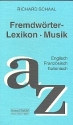 Fremdw�rterlexikon Musik  