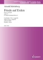 Friede auf Erden op. 13 f�r gemischten Chor (SSAATTBB) a cappella oder mit kleinem Orchester Chorpartitur