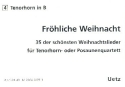 Fr�hliche Weihnacht f�r 4 Posaunen (Tenorh�rner) Tenorhorn 4 (in B)
