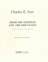 From the Steeples and the Mountains for 4 chimes (or 2 pianos), trumpet and trombone score