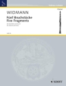 F�nf Bruchst�cke f�r Klarinette (in A und B) und Klavier