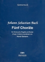 F�nf Chor�le f�r Violoncello (Fag) und Klavier (Org, Cemb)