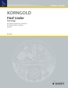 F�nf Lieder op. 38 f�r mittlere Singstimme und Klavier