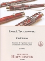 F�nf St�cke Fagott, Klavier