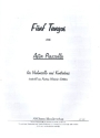 F�nf Tangos f�r Violoncello und Kontrabass 2 Spielpartituren