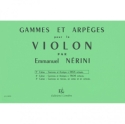 Gammes et arp�ges vol.1 pour violon