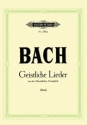 Geistliche Lieder aus dem Schemelli-Gesangbuch f�r Gesang und Klavier