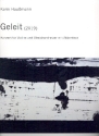 Geleit f�r Violine und Streichorchester mit Akkordeon Partitur Din A3