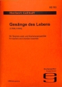 Ges�nge des Lebens f�r Sopran solo und Kammerensemble Partitur