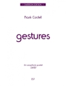 Gestures for 4 saxophone score and parts