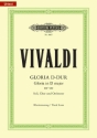 Gloria D-Dur RV589 f�r Soli, gem Chor und Orchester Klavierauszug