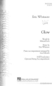 Glow for mixed choir and piano (opt. string accompaniment) score