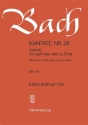Gottlob nun geht das Jahr zu Ende Kantate Nr.28 BWV28 Klavierauszug (dt/en)