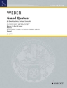 Grand Quatuor B-Dur WeV P.5 f�r Violine, Viola, Violoncello und Klavier Partitur und Stimmen